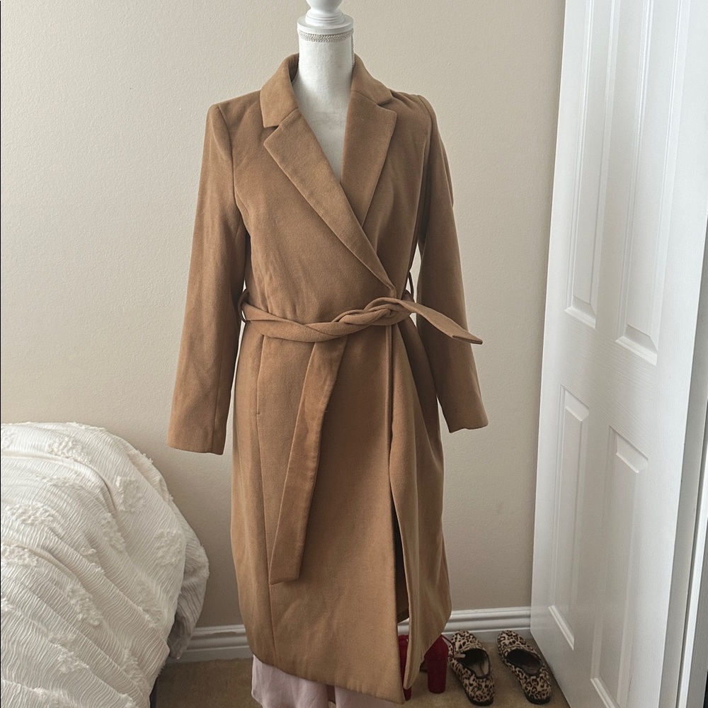 H&M Camel elegant coat 🧥